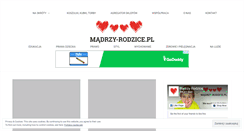 Desktop Screenshot of madrzy-rodzice.pl