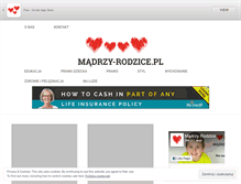 Tablet Screenshot of madrzy-rodzice.pl